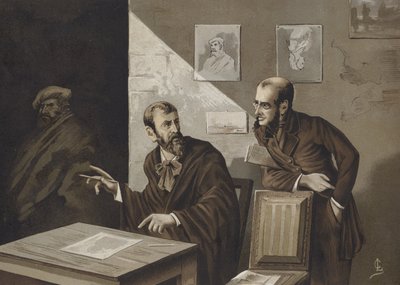 Madness and Hallucination of an English Painter by Spanish School